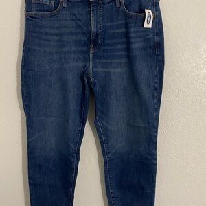 Old Navy Women's Dark Blue Slim Jeans